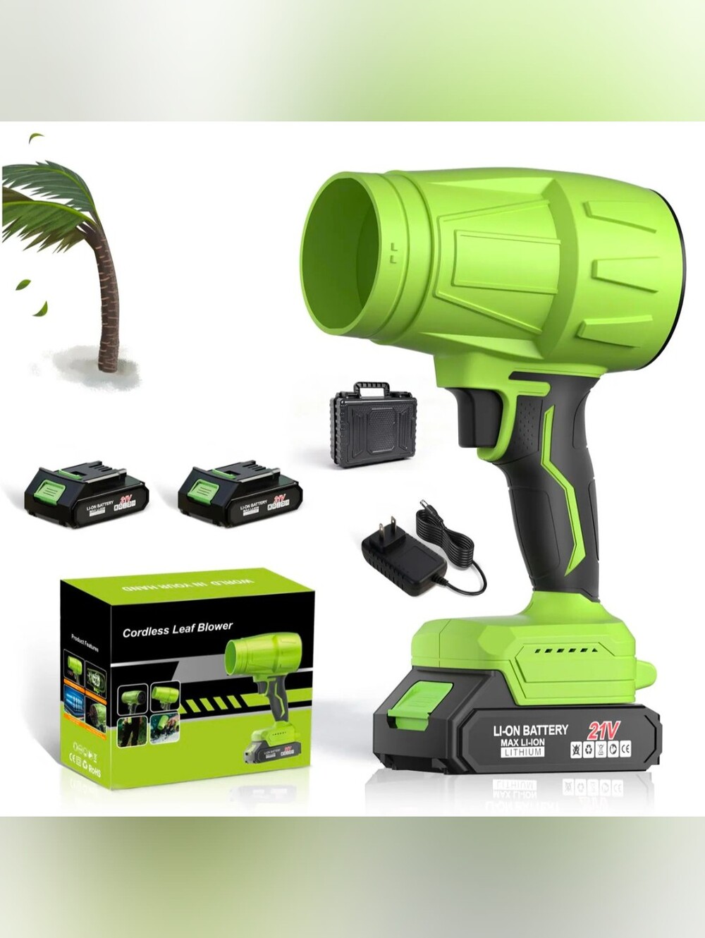 Cordless Leaf Blower 21V Rechargeable - New